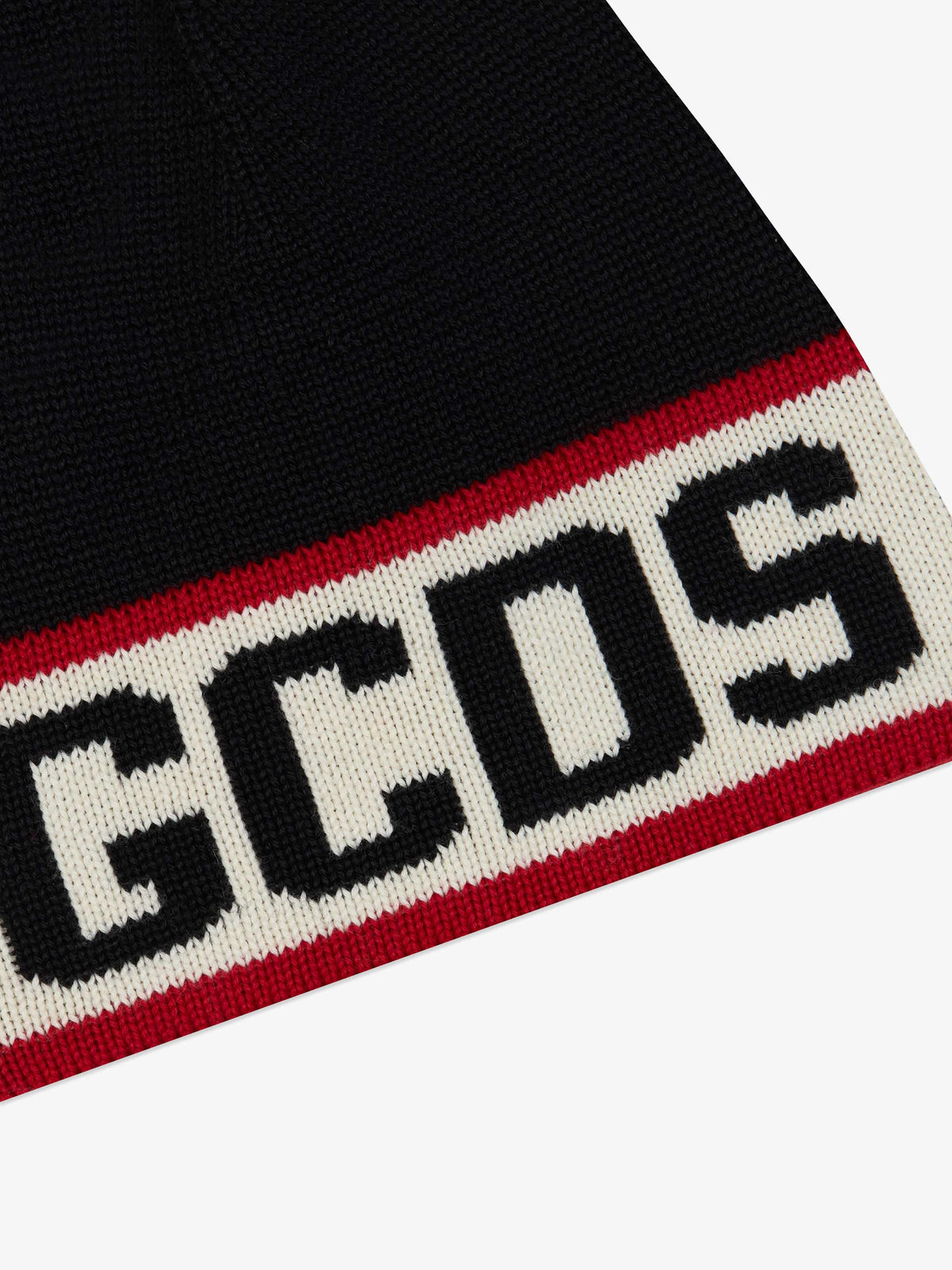 GCDS-muts van een wolmix met maxi-logo