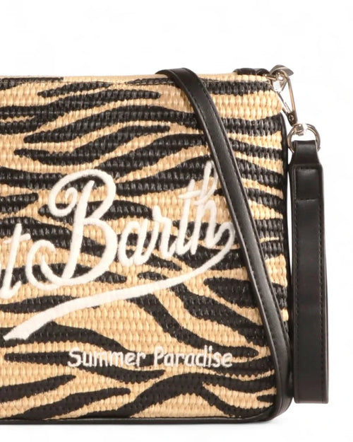 Parisienne Zebra Straw Clutch Bag – Vittorio Citro