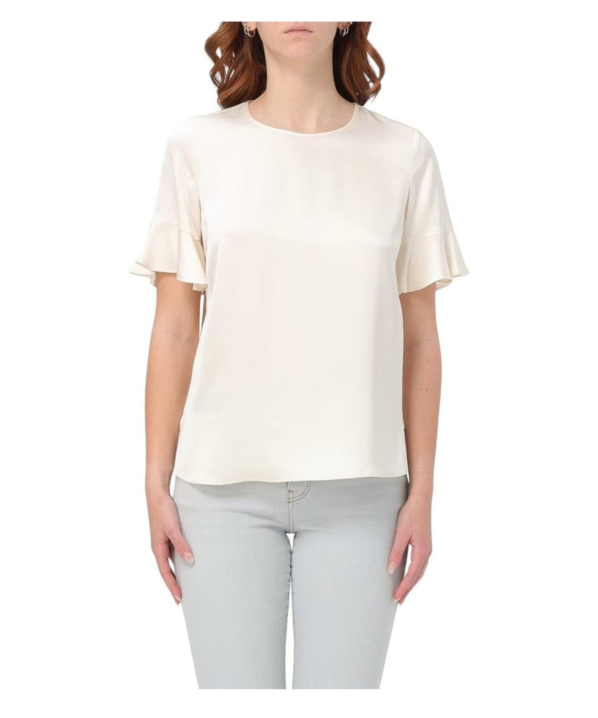 Blusa Donna in Viscosa con Cut Out-Twinset-T-shirt-Vittorio Citro Boutique