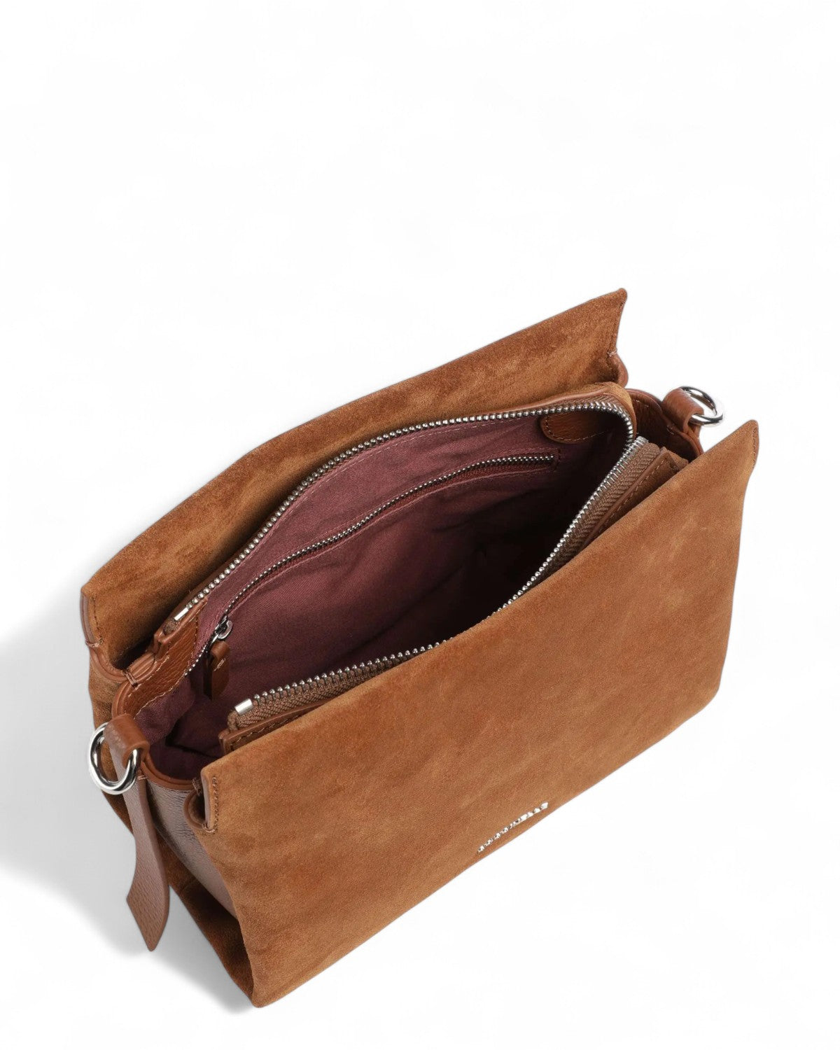 Borsa Boheme Suede Bimaterial Small-Coccinelle-Borse a spalla-Vittorio Citro Boutique