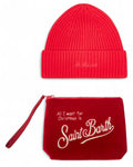 Christmas Box con berretto in lana e pochette Aline in velluto-Mc2 Saint Barth-BOX-Vittorio Citro Boutique