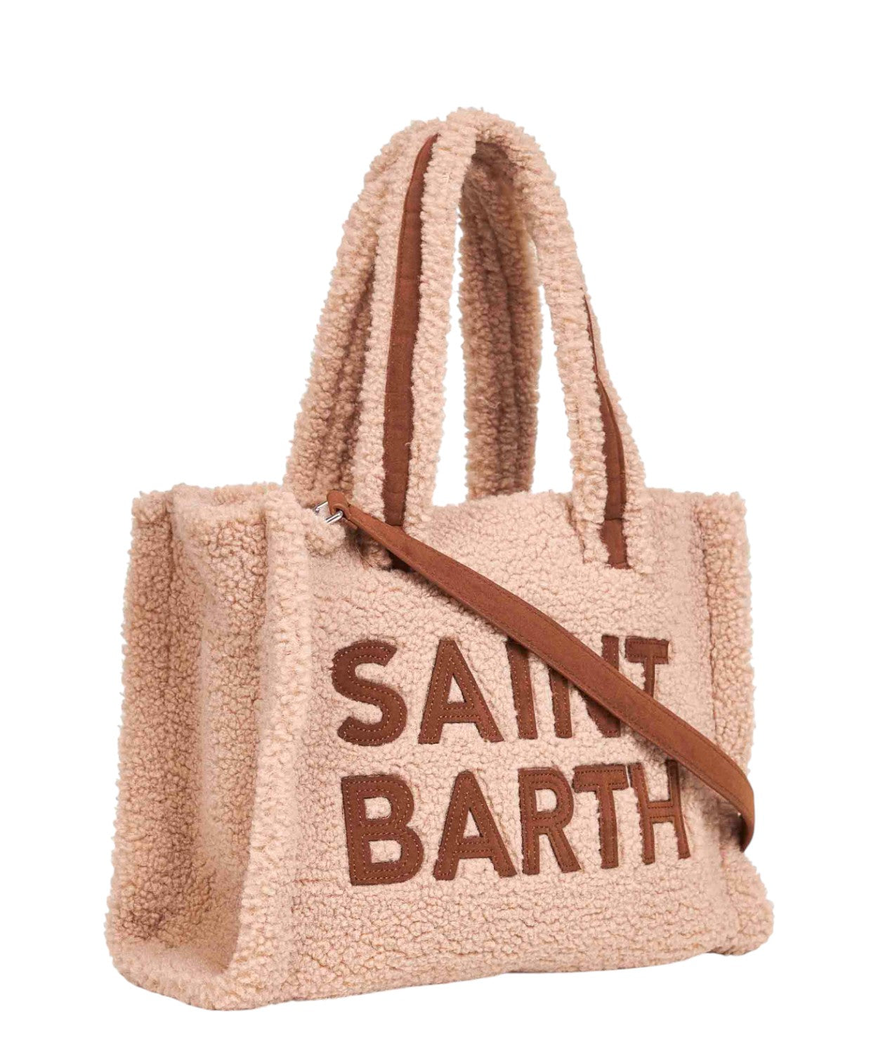 Borsa Colette Teddy con Maxi Logo-Borse a spalla-Mc2 Saint Barth-Vittorio Citro Boutique