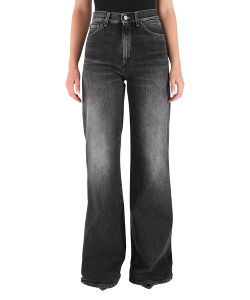 Jeans Donna Wide Leg Dondup Amber in Denim
