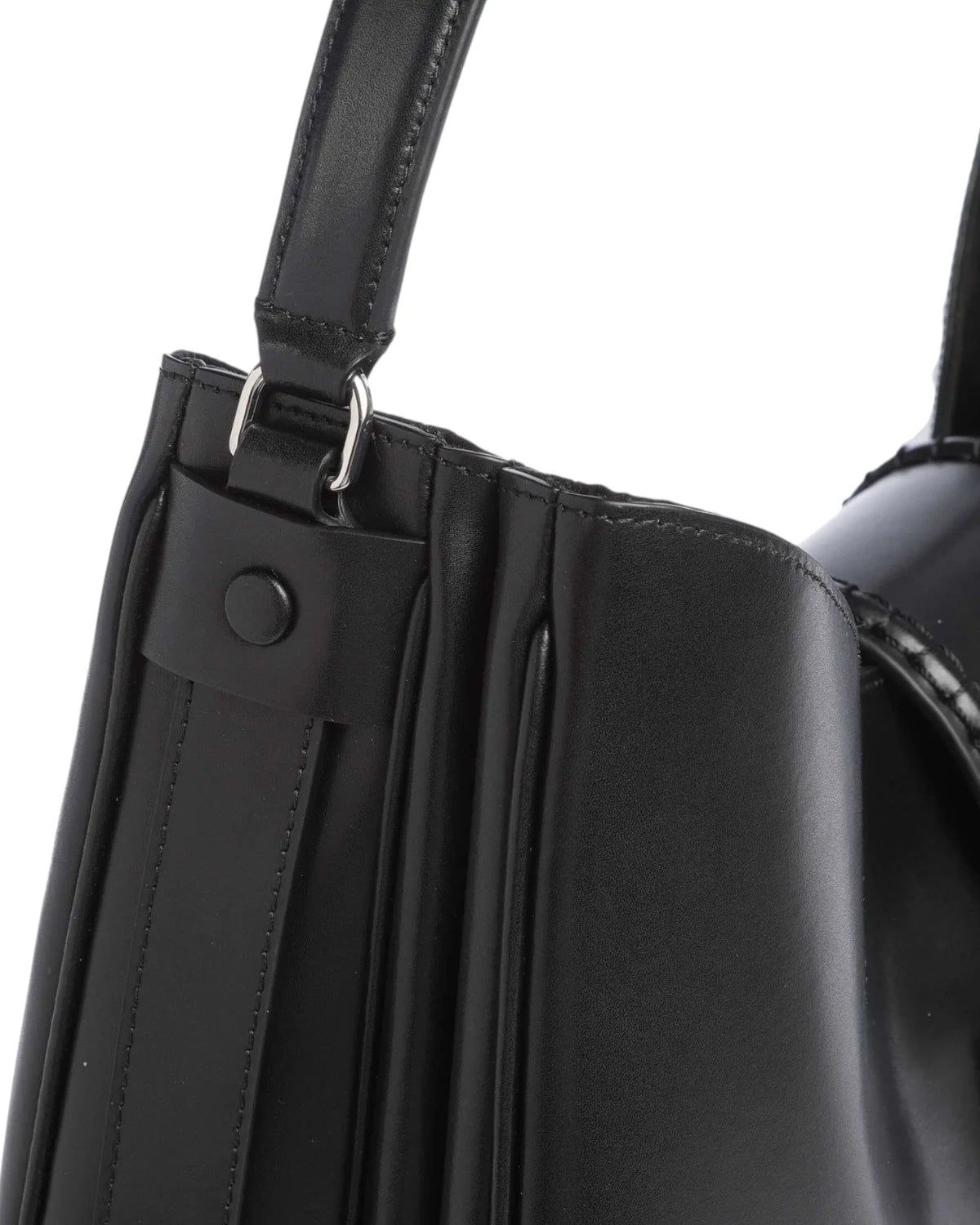 Borsa Mina Grande in Pelle di Vitello Nera-Emporio Armani-Borse a spalla-Vittorio Citro Boutique