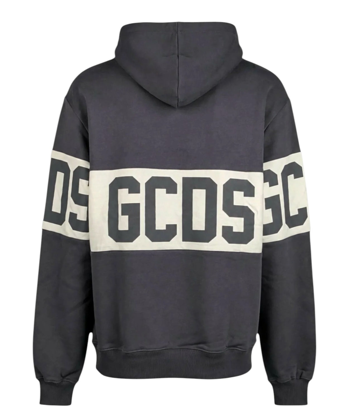 Felpa GCDS con Cappuccio e Band Logo a Contrasto