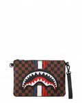 Pochette Uomo Machine Française Marrone/Nero-Sprayground-Pochette-Vittorio Citro Boutique