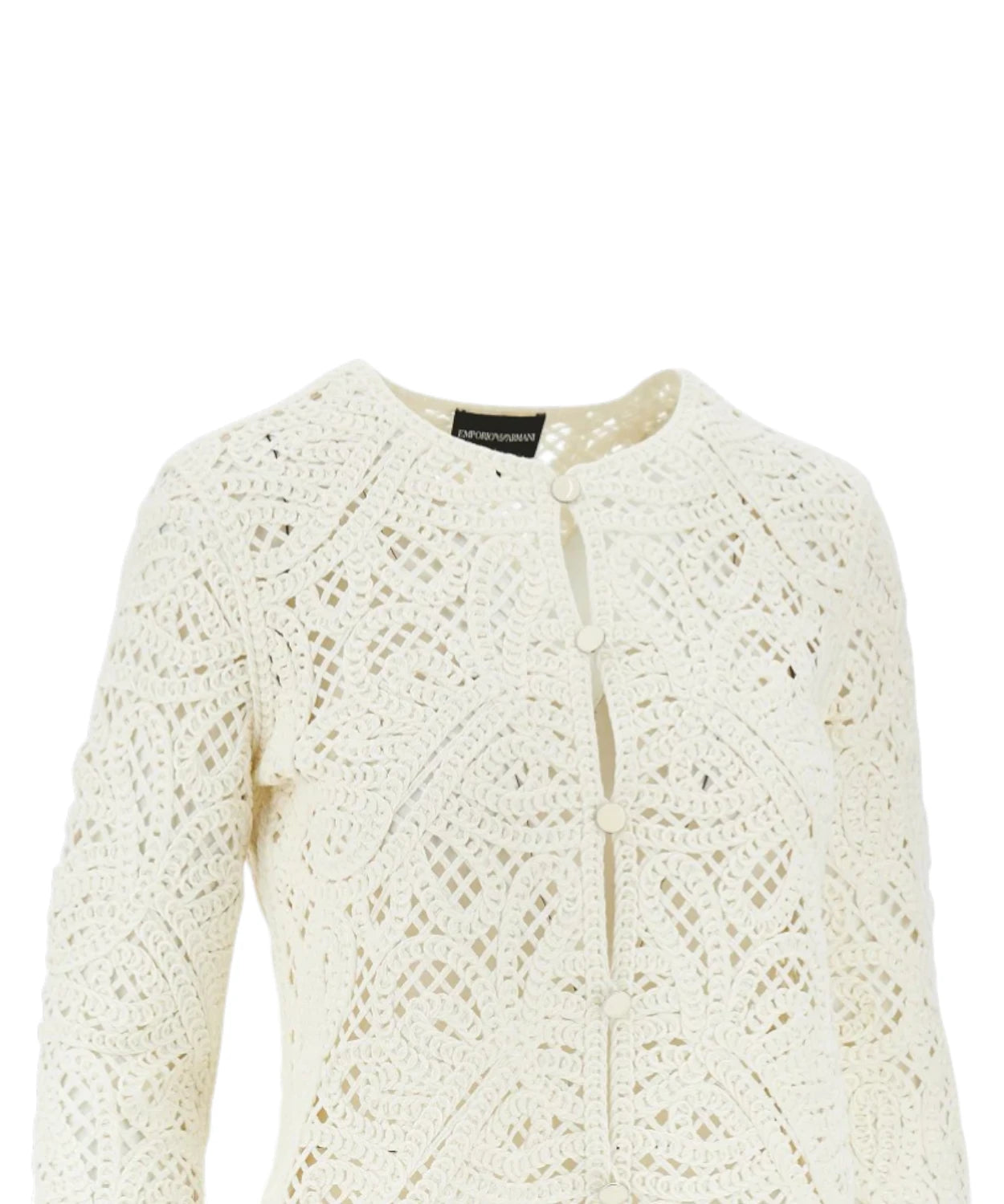 Emporio Armani Giacca Ricamo Cornely Macramé