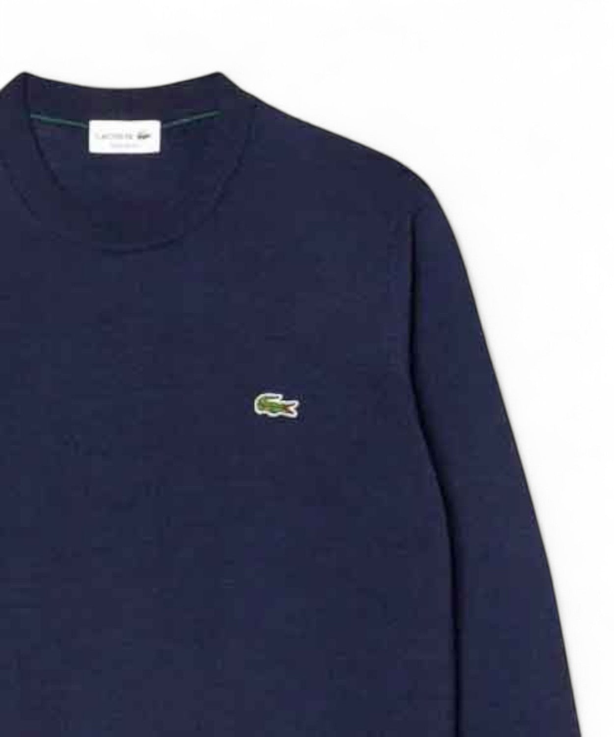 Maglione Lacoste girocollo in misto lana