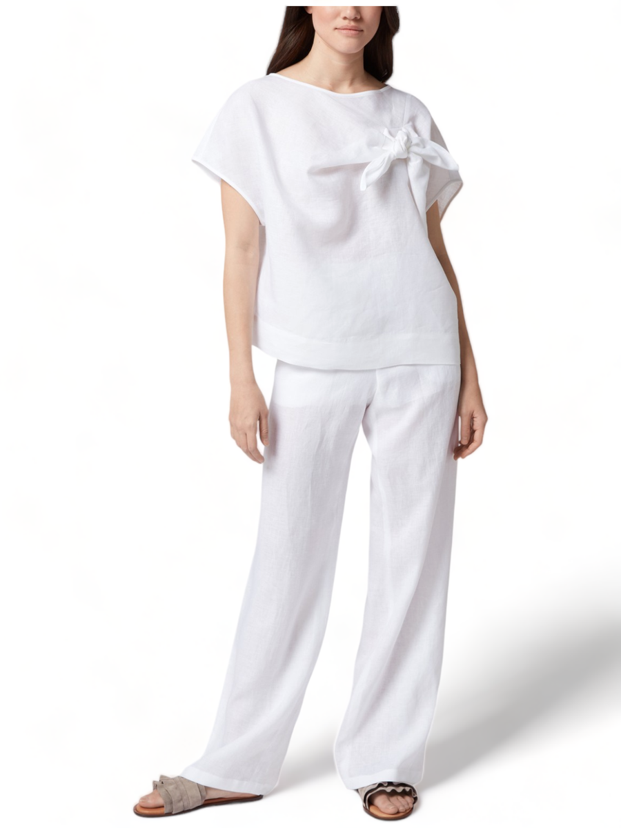 Blusa con scollo a barca-Emporio Armani-Camicie-Vittorio Citro Boutique