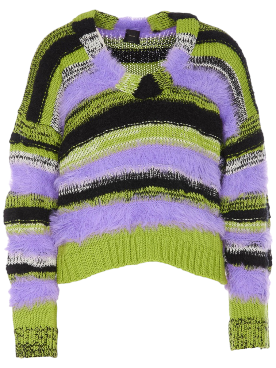 Maglia Alalunga Jacquard-Pinko-Maglieria-Vittorio Citro Boutique