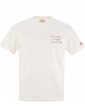 T-Shirt in Cotone con Ricamo Problema a monte...-Mc2 Saint Barth-T-shirt-Vittorio Citro Boutique