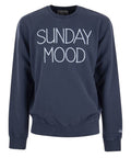 Felpa girocollo con scritta Sunday mood-Mc2 Saint Barth-Felpe-Vittorio Citro Boutique