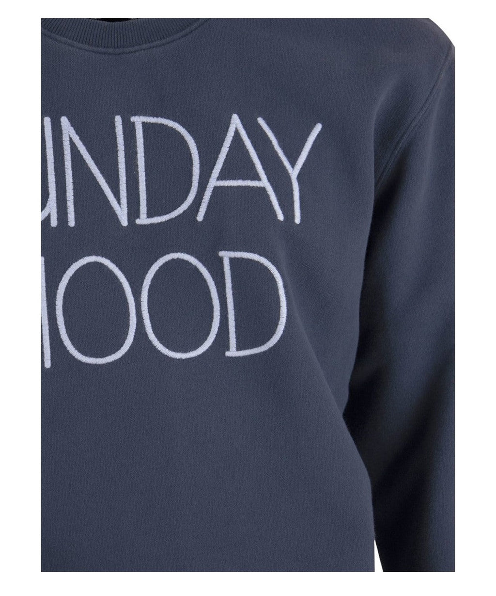 Felpa girocollo con scritta Sunday mood-Mc2 Saint Barth-Felpe-Vittorio Citro Boutique