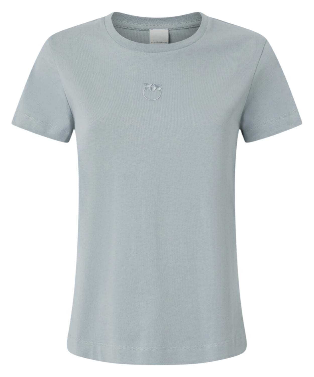 T-Shirt PINKO Bussolotto cotone logo ricamato