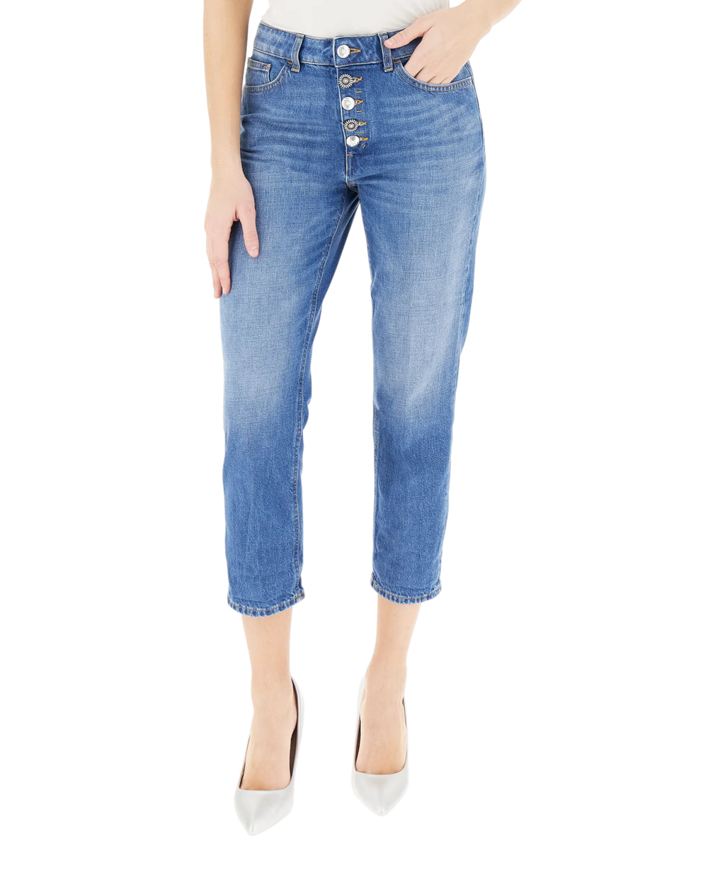 Dondup Koons jeans met hoge taille
