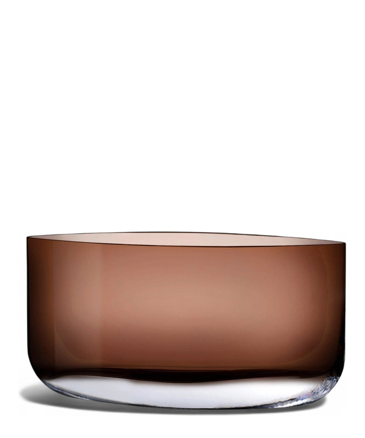 Vaso Blade largo NUDE in cristallo senza piombo