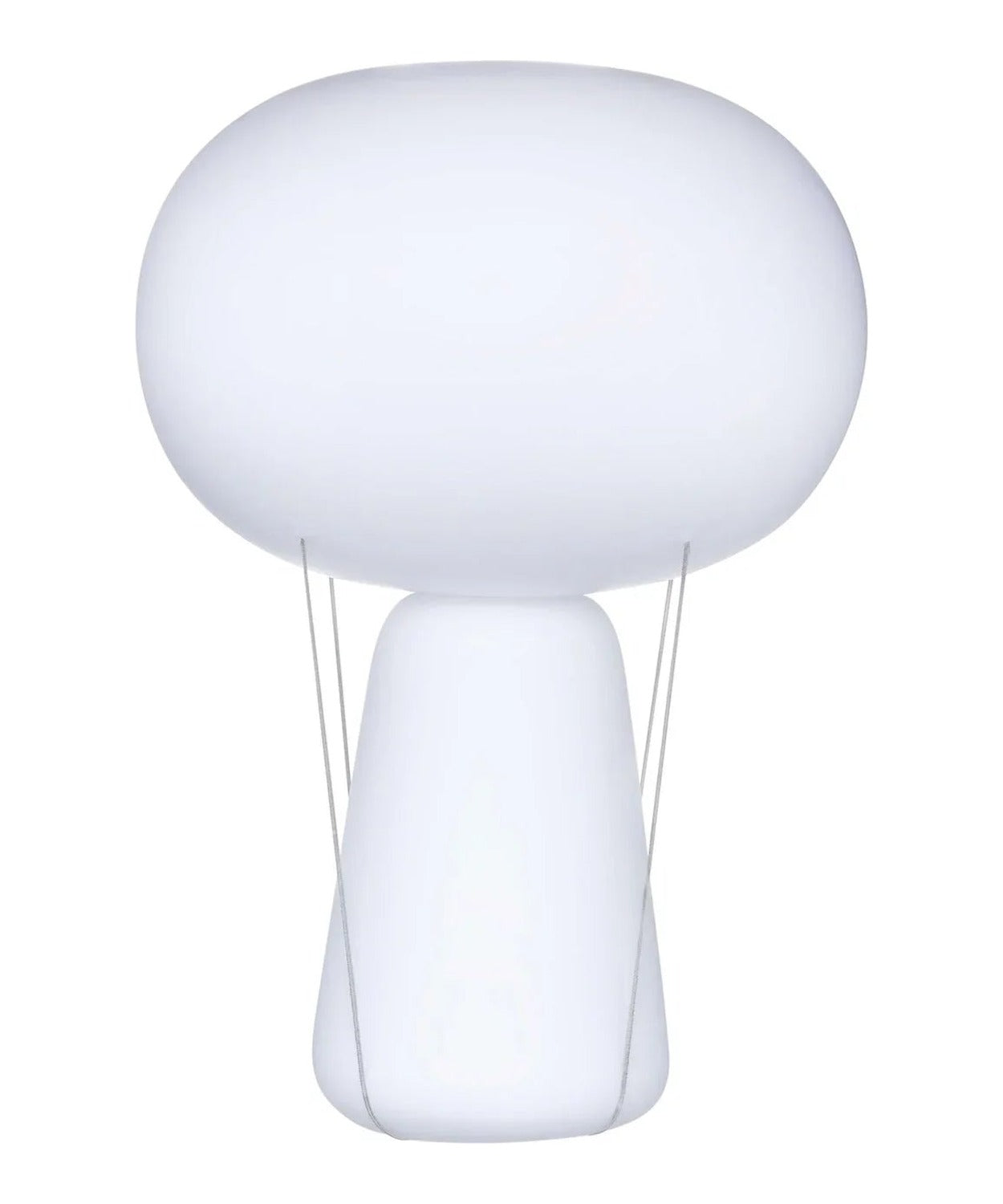 Lampada Blow bianco NUDE in cristallo senza piombo
