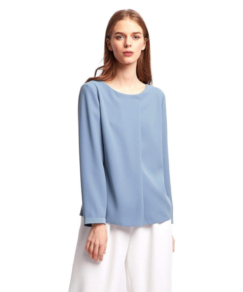 Blusa in Poly con Lembo Diagonale 8