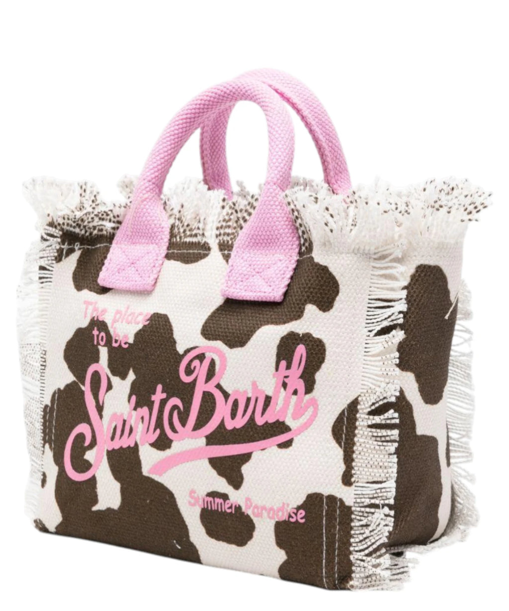 Borsa Mucca Rosa MC2 Saint Barth Vanity Mini