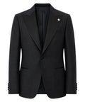 Giacca smoking blu con dettaglio in lurex - kosmo