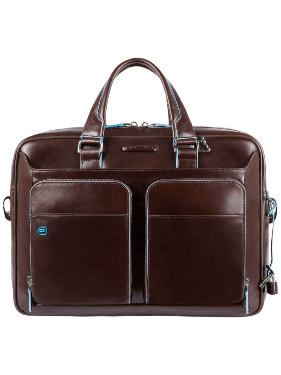 Cartella sottile per computer 15" e iPad®Pro 12,9" Blue Square-Piquadro-Borse da lavoro-Vittorio Citro Boutique