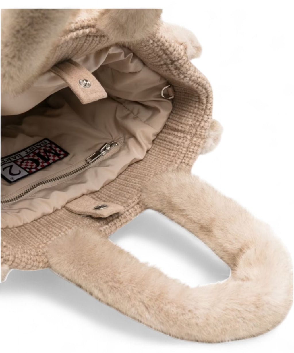 MC2 Saint Barth Colette Shearling Rib in Maglia-Mc2 Saint Barth-Borse a spalla-Vittorio Citro Boutique
