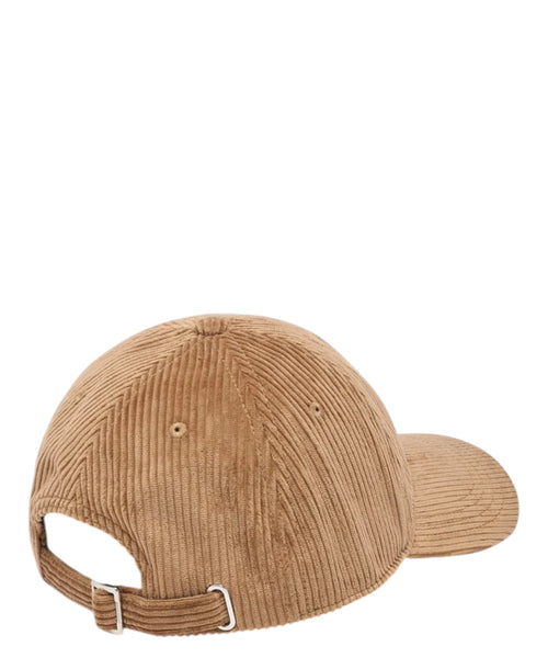 Cappello in Velluto a Coste di Cotone Lacoste