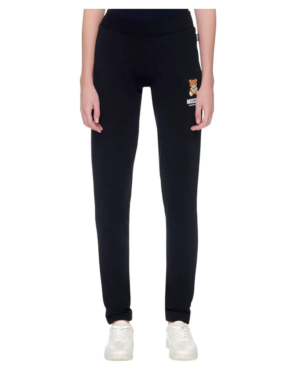 Pantaloni Sportivi in Cotone Stretch-Tuta-Moschino-Vittorio Citro Boutique
