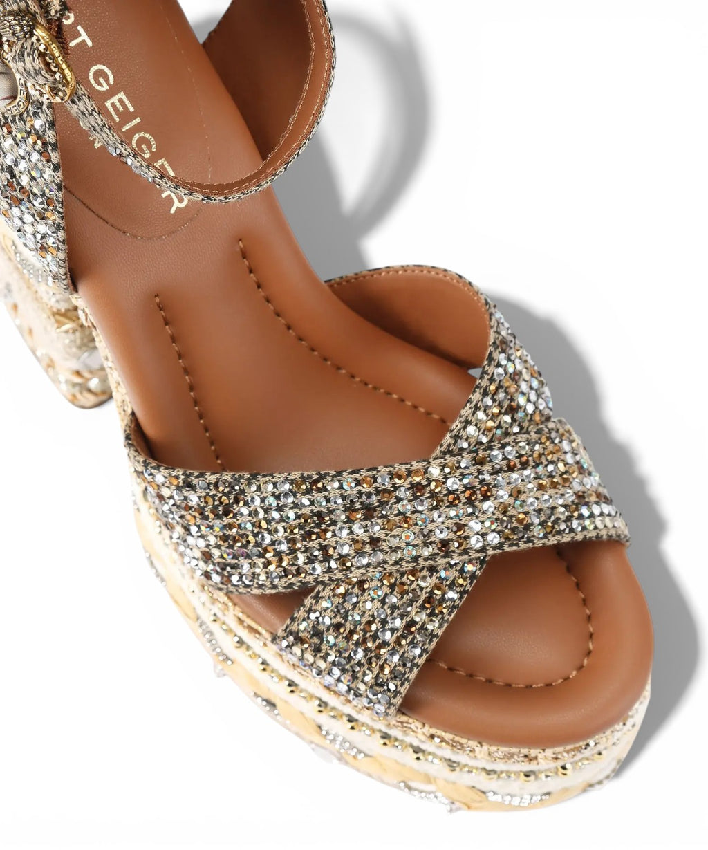 Kurt Geiger Chelsea Bufanda Sandalias de Tacón