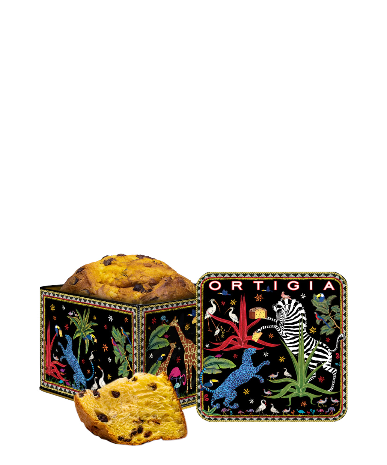 Ortigia Panettone al Cioccolato in Latta Jungle 600g