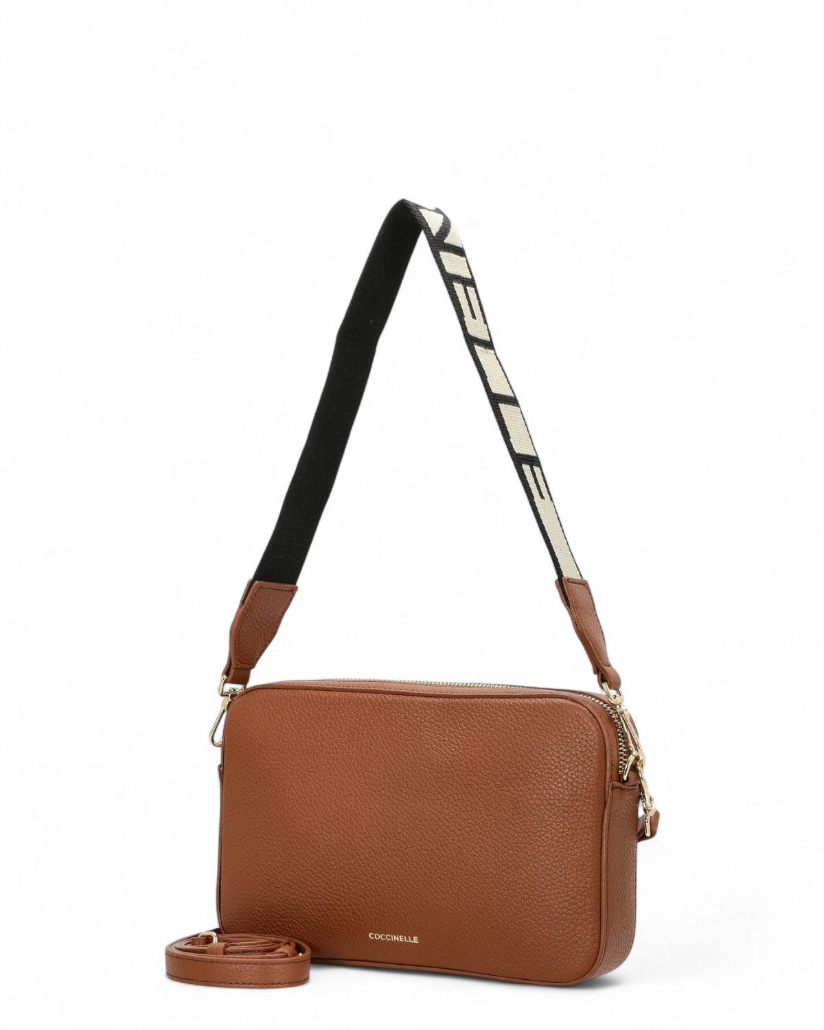 Borsa Tebe a Spalla in Pelle con Grana-Coccinelle-Borse a spalla-Vittorio Citro Boutique