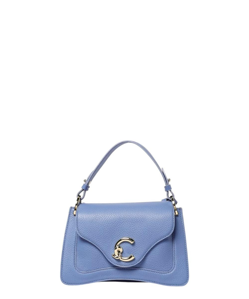 Borsa C-Me Small in Pelle con Logo Coccinelle-Coccinelle-Borse a mano-Vittorio Citro Boutique