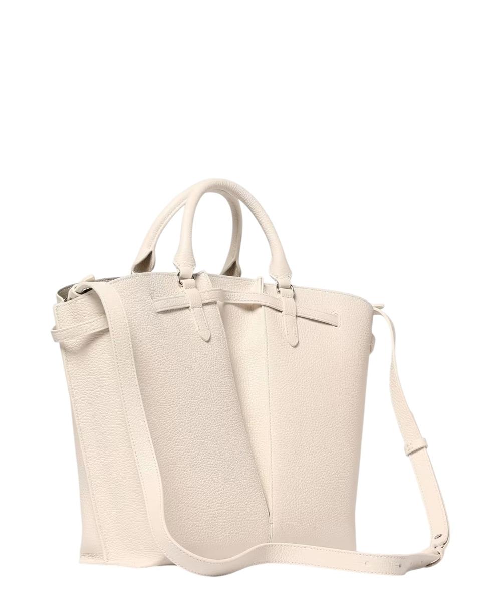 Borsa a Mano Flores in Pelle Grana con Dettagli Eleganti-Coccinelle-Borse a mano-Vittorio Citro Boutique