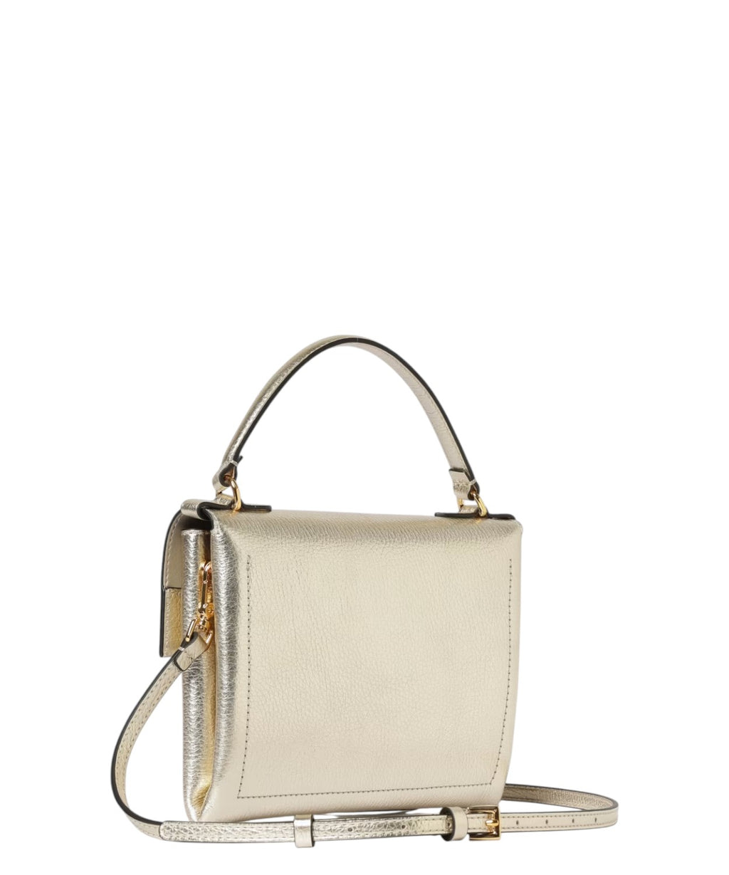 Borsa Coccinelle Arlettis Mini in Pelle con Grana