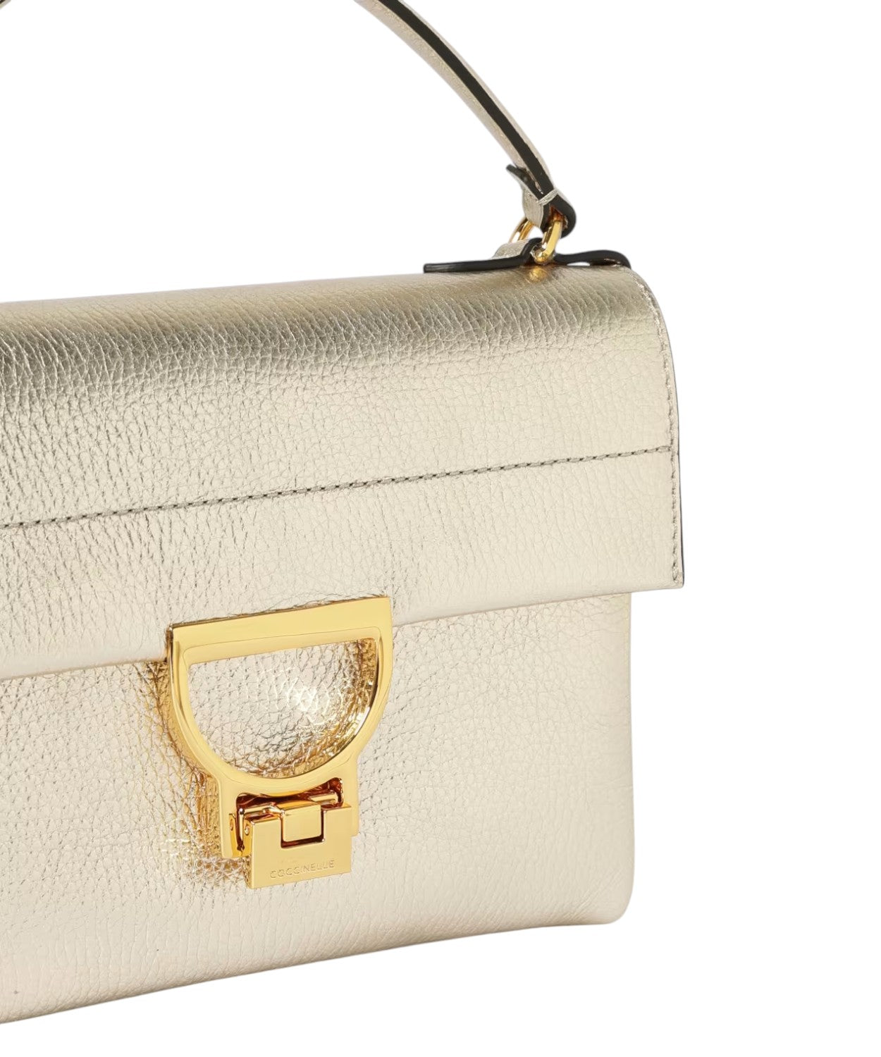 Borsa Coccinelle Arlettis Mini z kůže s texturou