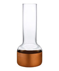 Vaso piccolo Contour con base in rame NUDE in cristallo senza piombo