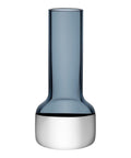 Vaso piccolo Contour blu acciaio NUDE in cristallo senza piombo