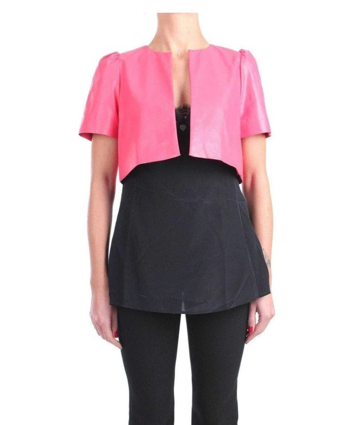 Coprispalle Mezze maniche Twinset Similpelle 2