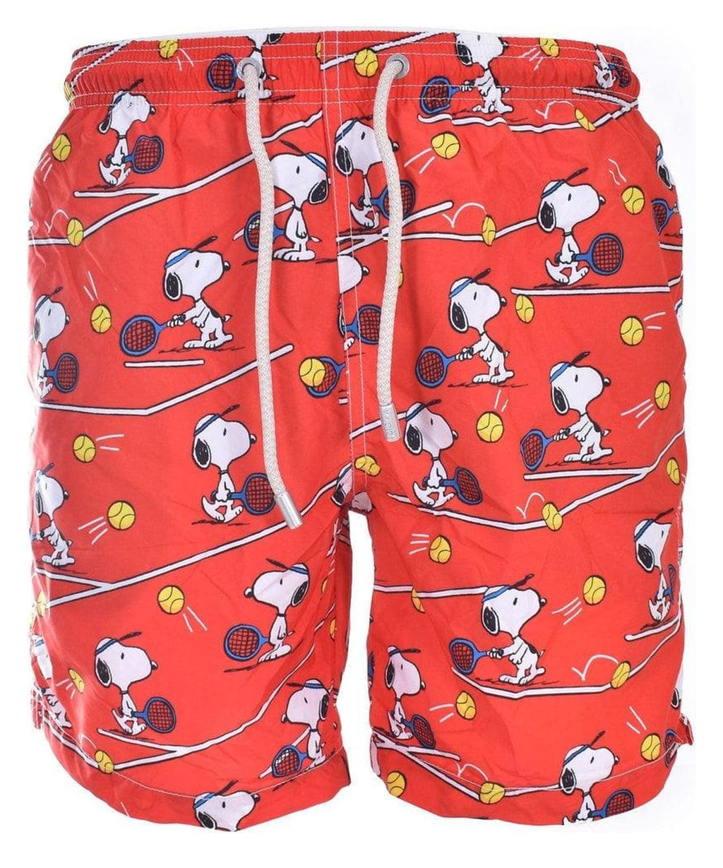 Costume bagno stampa snoopy tennis 1