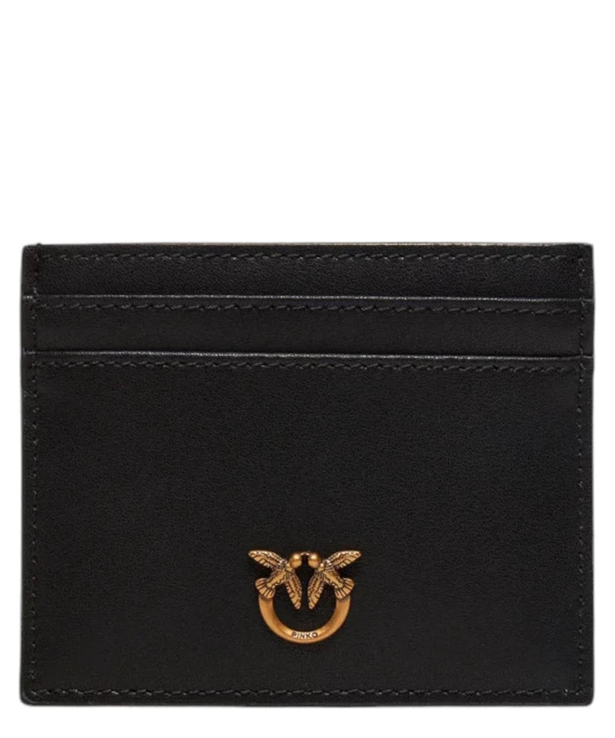 Pinko Love Birds Leather Card Holder-Pinko-Portadocumenti-Vittorio Citro Boutique