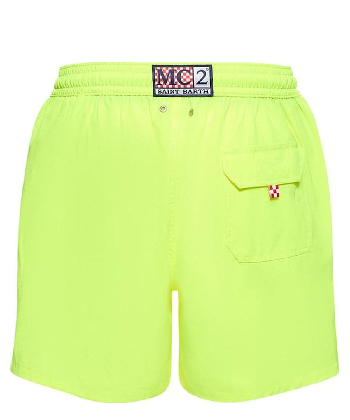 Shorts mare stretch con ricamo logo-Mc2 Saint Barth-Costumi da bagno-Vittorio Citro Boutique