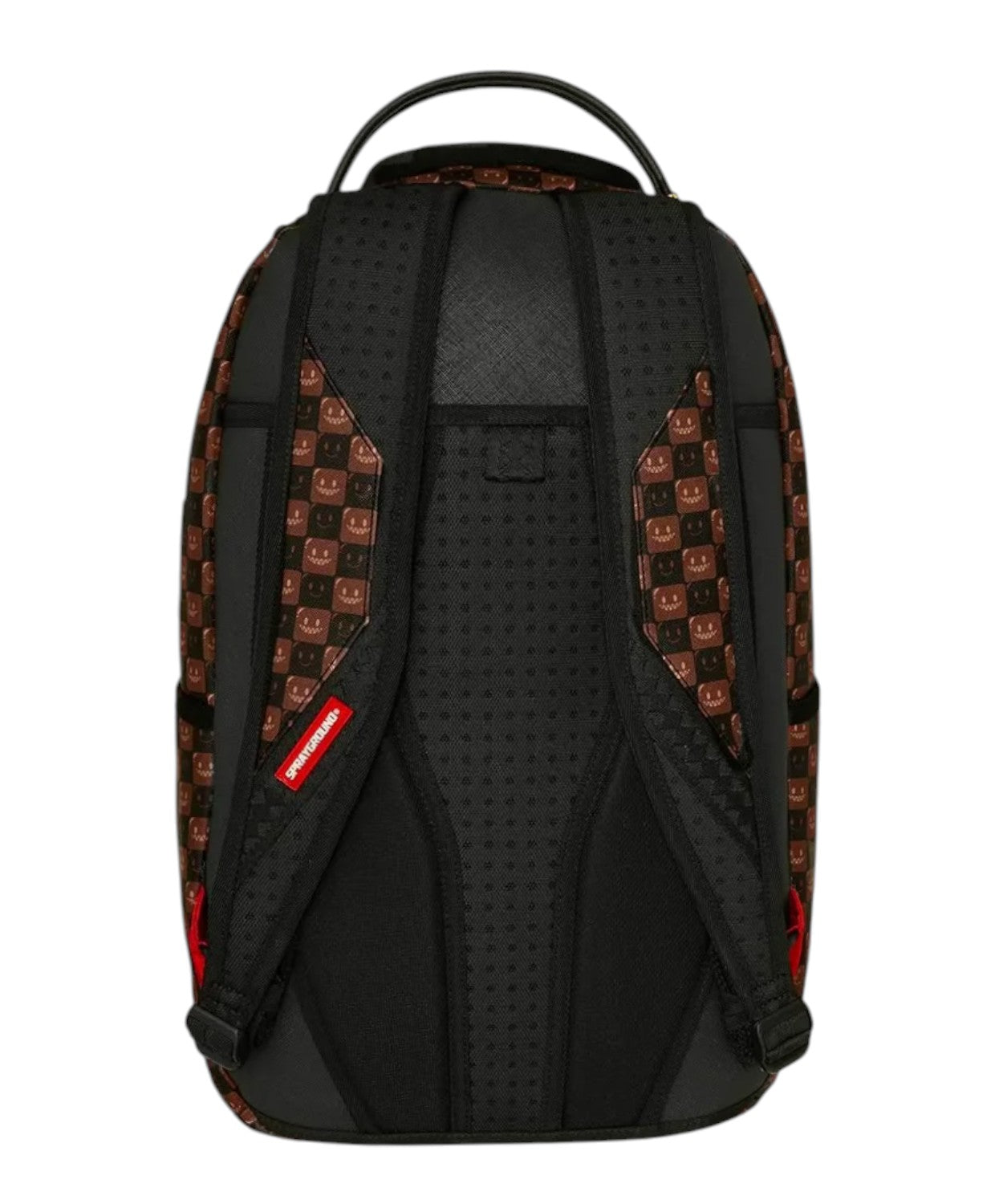 Zaino Sprayground Sharks in Paris WTF Bubble Brown Check