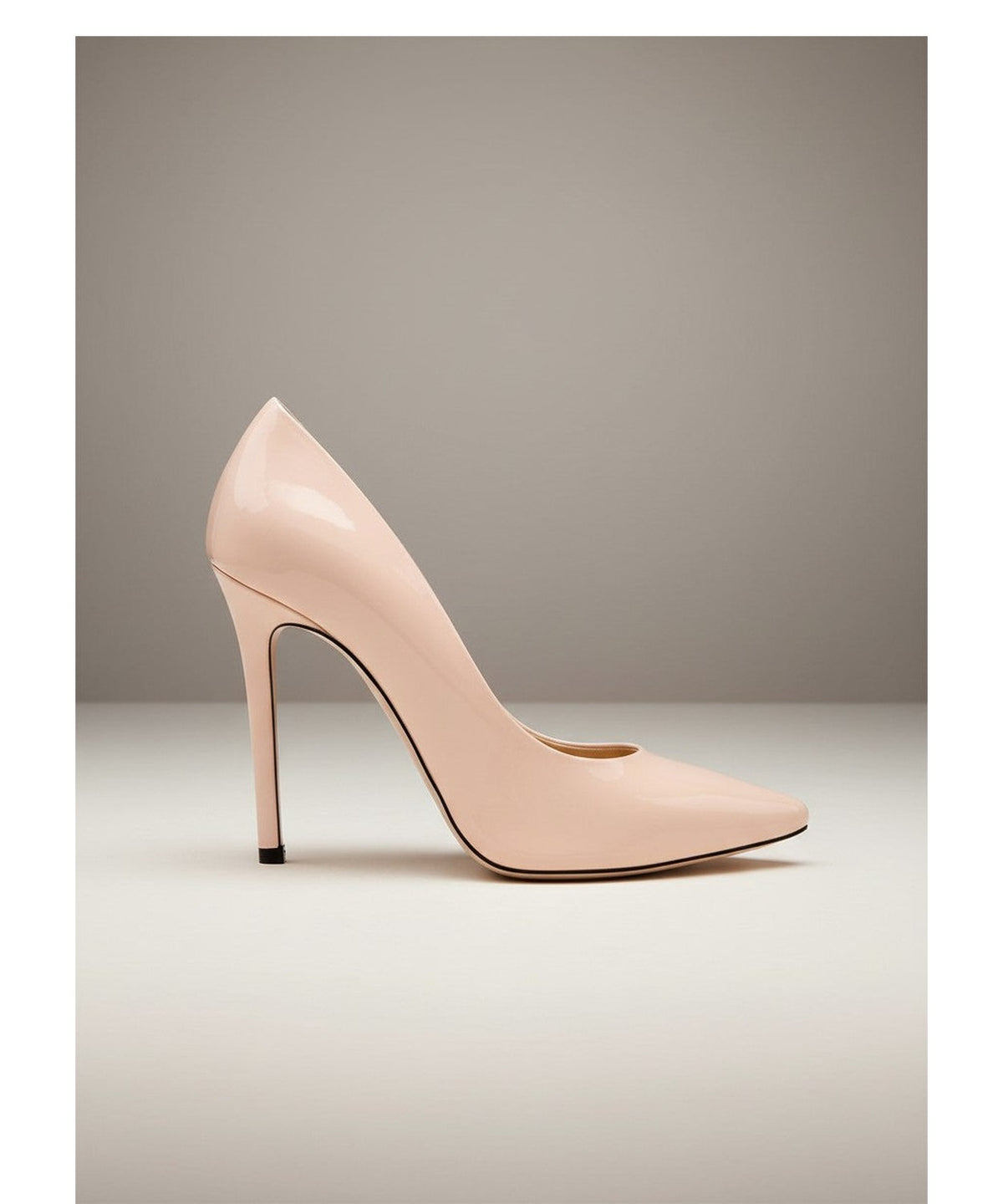 Scarpe con tacco in Vernice Nude 3