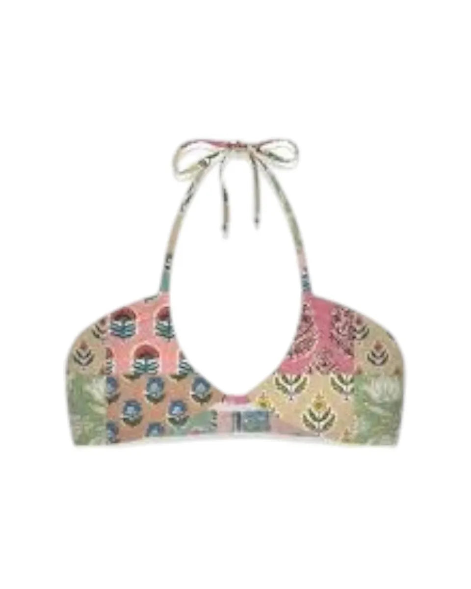 Dahlia Top a Fascia Stampa Floreale Jondal-Mc2 Saint Barth-Costumi da bagno-Vittorio Citro Boutique