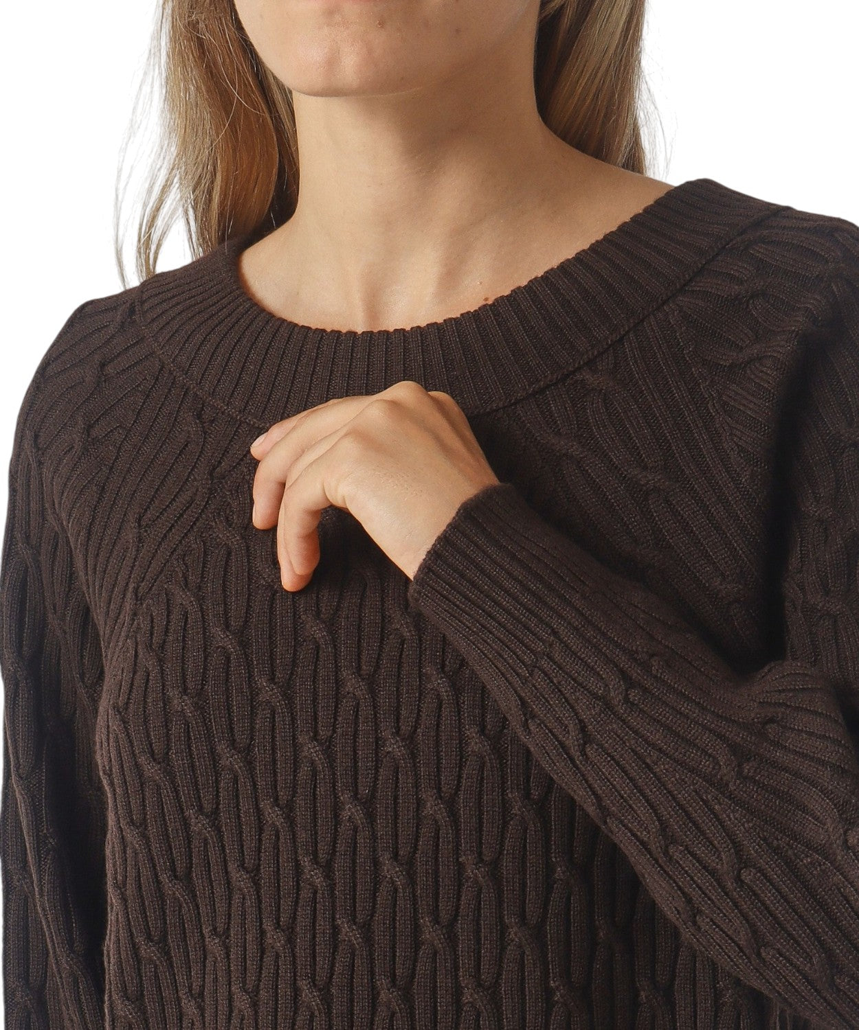 Maglione Donna MM Max Mara con Lavorazione Intrecciata