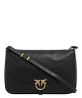 Дамска чанта Pinko Love Satchel Big от кожа