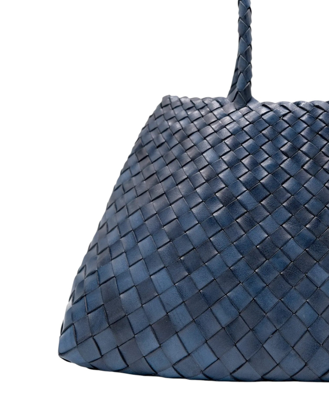 Borsa intrecciata in pelle di bufalo Santa Croce Big