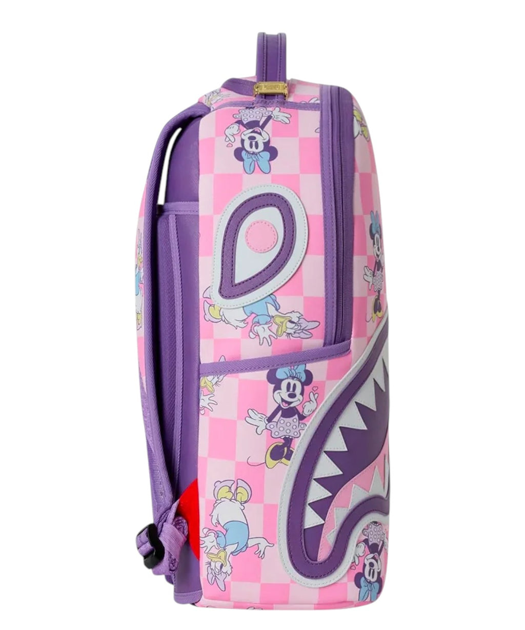 Zaino Sprayground Minnie e Daisy Checkers Fucsia