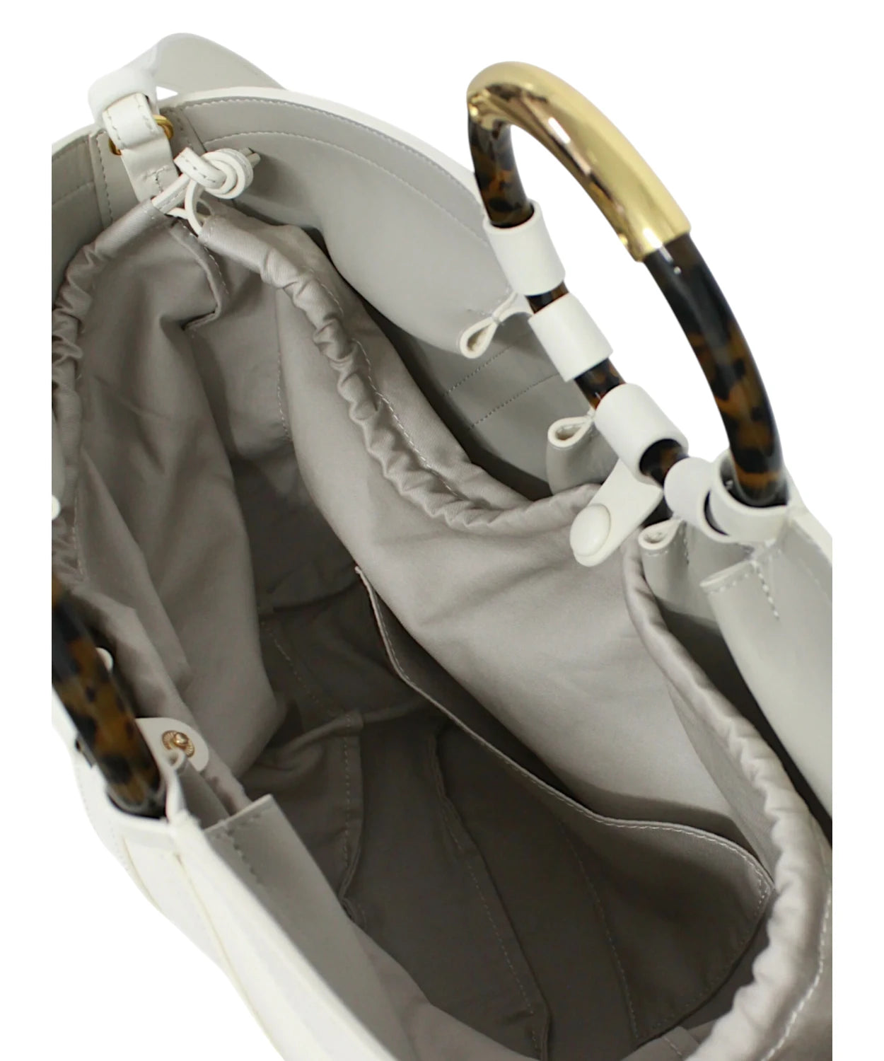 Borsa Coccinelle Shell Big a mano con manico rigido e tracolla