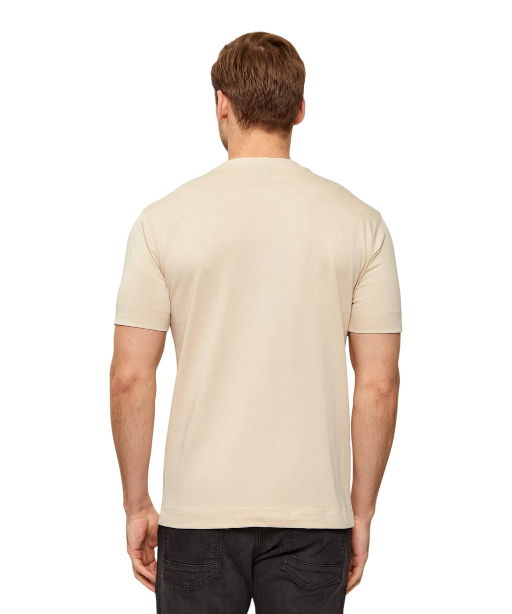 Emporio Armani Slim-Fit-T-Shirt mit geprägtem Logo auf der Brust